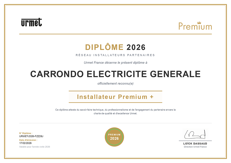 Diplôme URMET Premium+ 2026